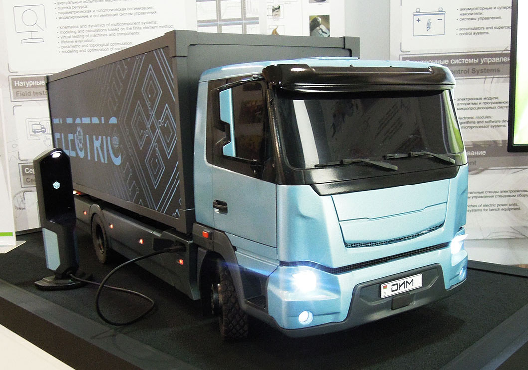 Новый концепт электрогрузовика МАЗ